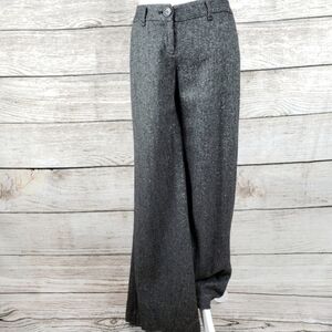 Tweed Metallic Wool Wide Leg Pants - The Limited Cassidy Fit Boyfriend Vintage
